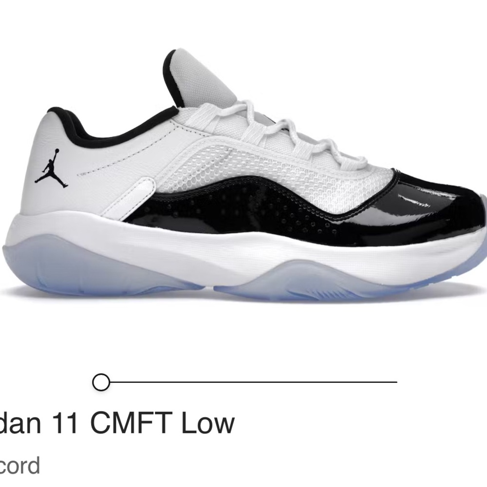 Jordan 11 CMFT Low Men's Athletic Shoes - Black and White